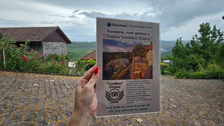 Casa Rocca com Vista Incrível do Vale dos Vinhedos