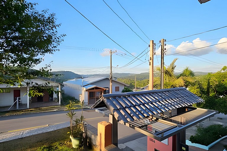Casa Confortável com Fogão a Lenha e Churrasqueira