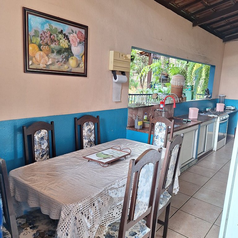 Charmoso Quarto com Vista para a Serra do Elefante