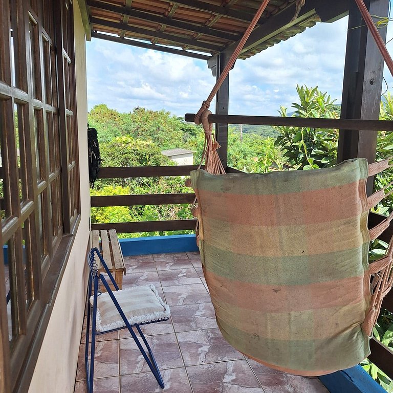 Charmoso Quarto com Vista para a Serra do Elefante
