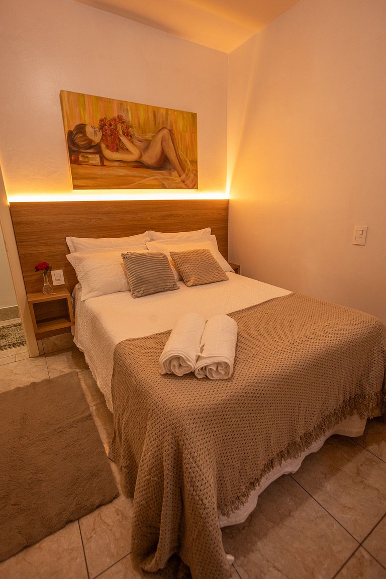 Casa com Lareira e Ar Condicionado Bem Localizada